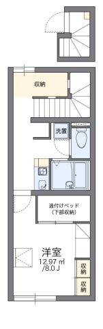 レオパレスタウンコートＫの間取り