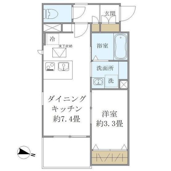 【間取り】 | ＫＯＭＦＯＲＴＡ新中野