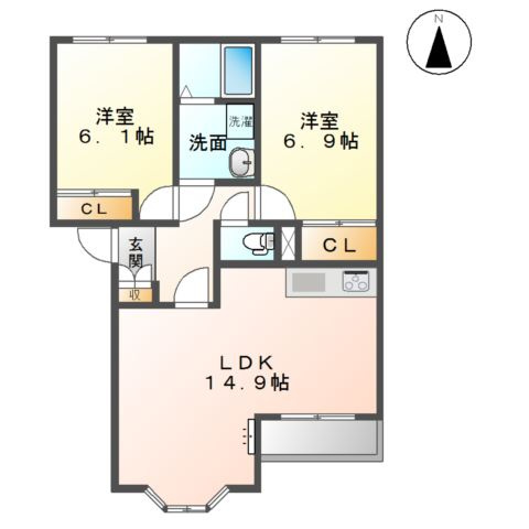 ピュア　セレブの間取り