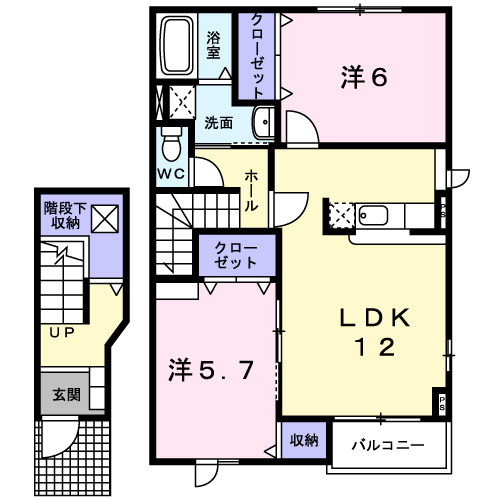 ユニゾンさかえ通りⅠの間取り
