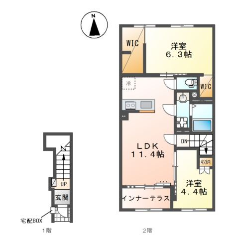 Y.S  TERRACE2の間取り