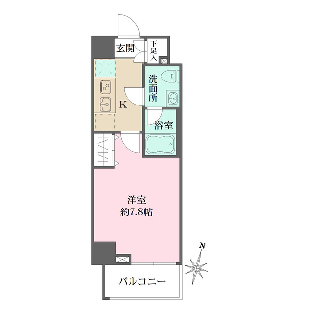 ベルフェリーク木場の間取り