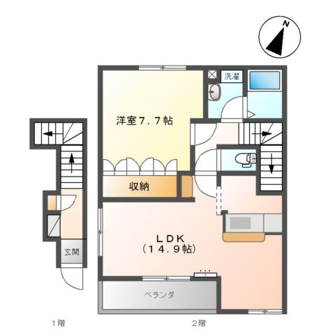 コンフォールの間取り