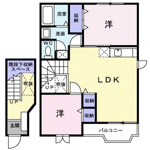 クレストール鞠子の間取り