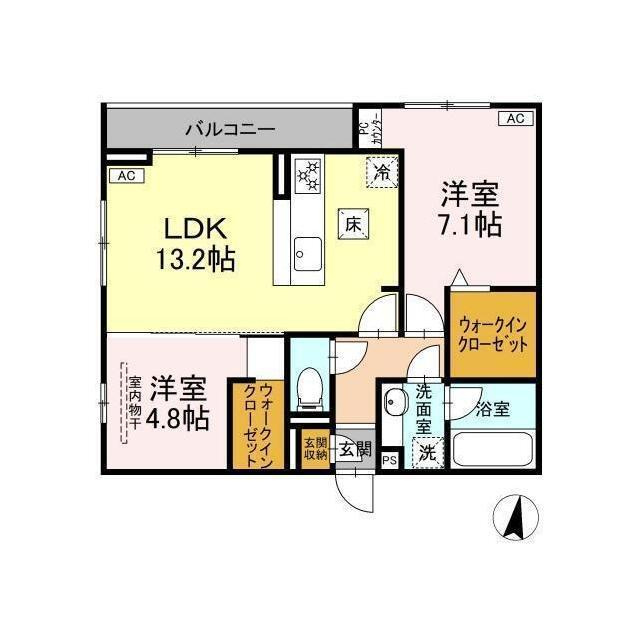 (仮称)清水町新宿PJの間取り