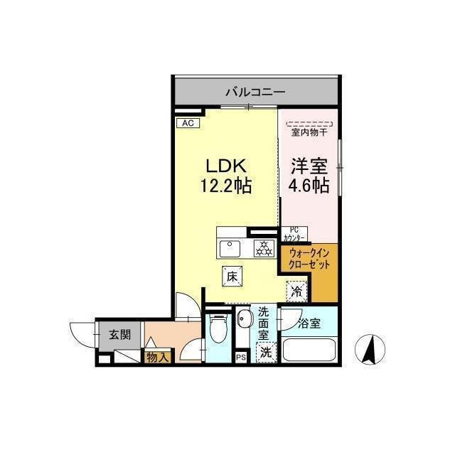 (仮称)清水町新宿PJの間取り