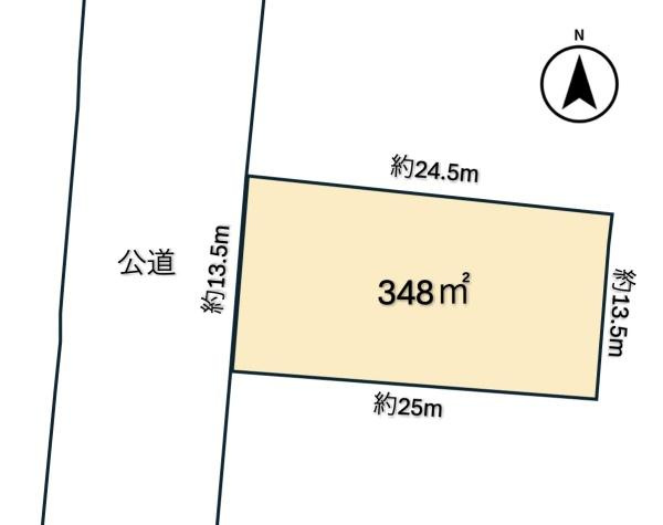 前橋市朝倉町土地の土地図