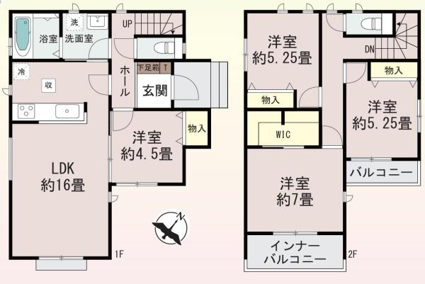前橋市山王町の間取り