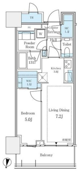 【間取り】 | パークタワー西新宿
