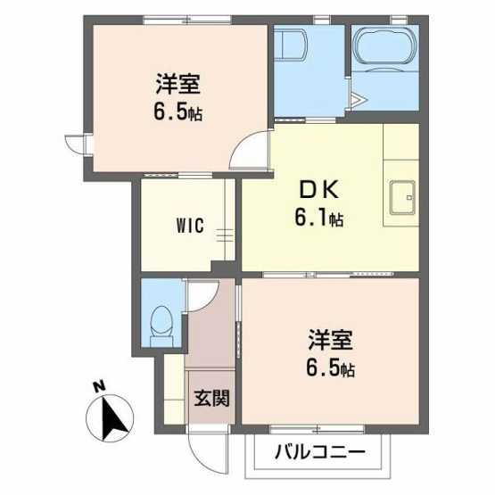 【間取り】 | エスポワール２　Ｂ棟