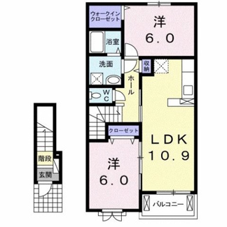 【間取り】 | リアン長生Ａ