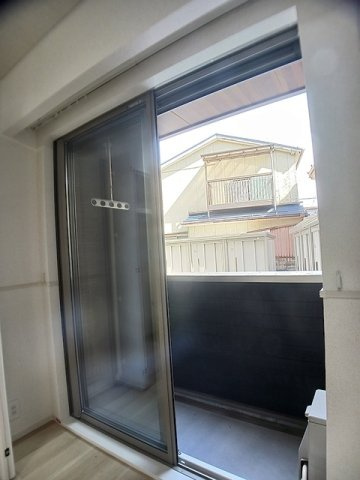 ヒカルサ新潟関屋のバルコニー