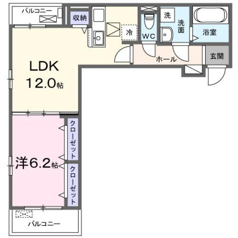 ヒカルサ新潟関屋の間取り
