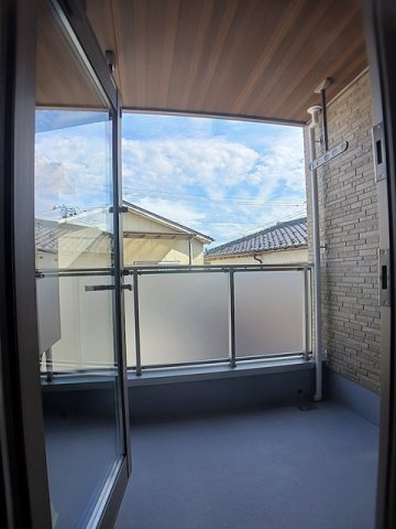 ヒカルサ新潟関屋のバルコニー