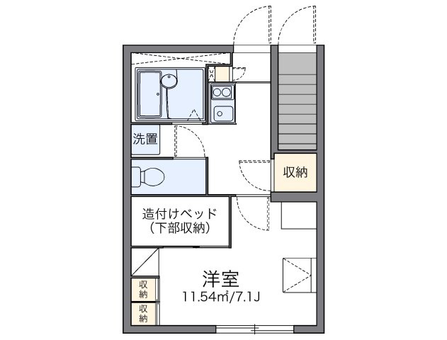 レオパレスヴィラ中村公園の間取り