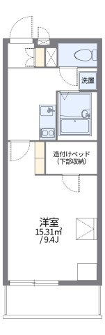 レオパレスボヌール　ドゥマンの間取り