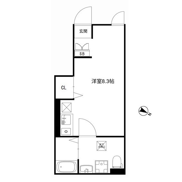 MQuarto梅郷Ⅰの間取り