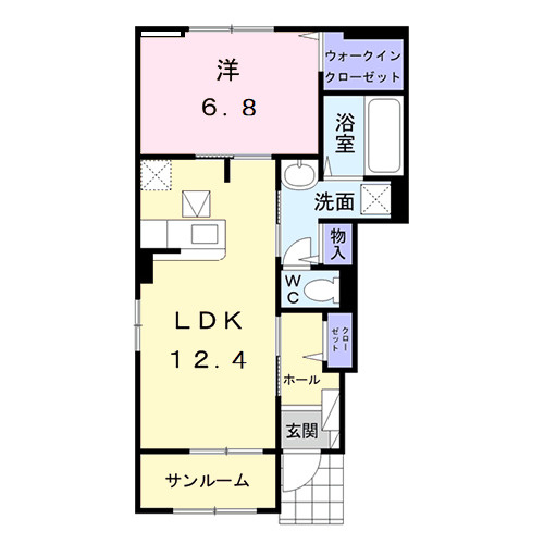 アルベロの間取り