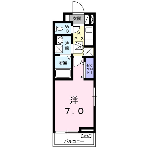 アイリス関場の間取り