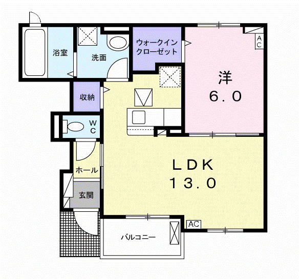 アリエスの間取り