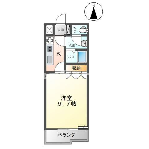 コーポ・ブルースカイの間取り