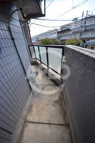 ラムール難波南のバルコニー|ラムール難波南　バルコニー