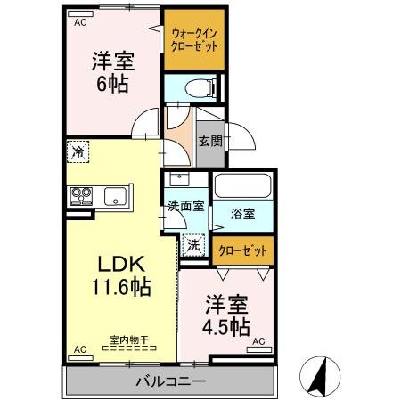 アーバンライフヒロの間取り