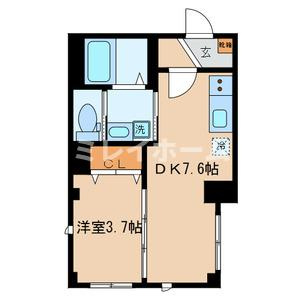 エムズ京急蒲田の間取り