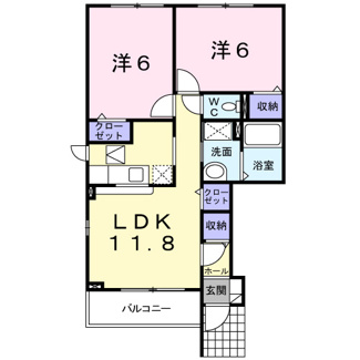 【間取り】 | サンライズスクエアＣ
