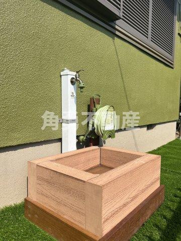 厚木市毛利台1丁目　中古一戸建ての庭|外水栓