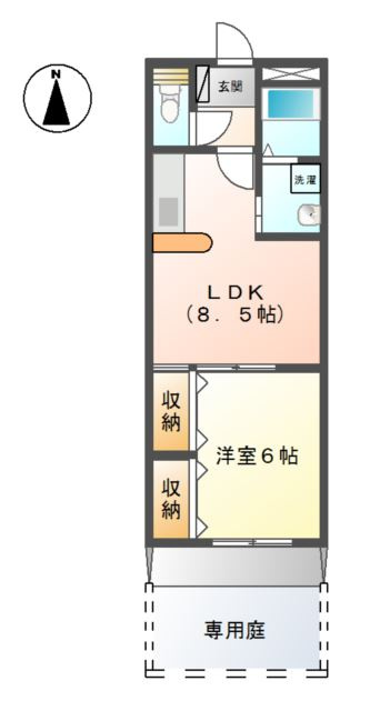 カームｆ本郷の間取り