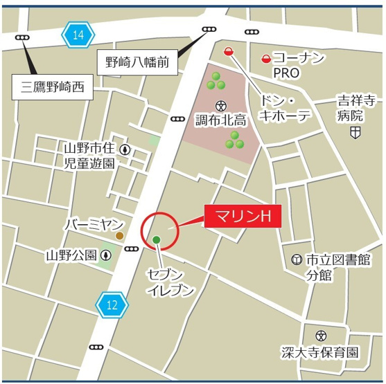 【地図】 | Marin・H