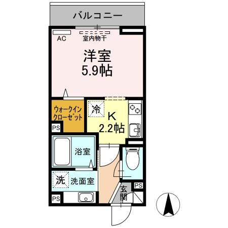 フラット・プラムの間取り