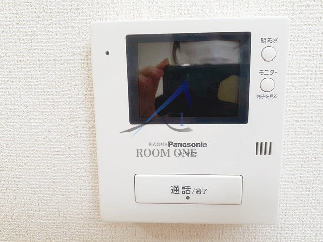 シャテーニュ　プレリーのセキュリティ|モニター付きインターホンです。