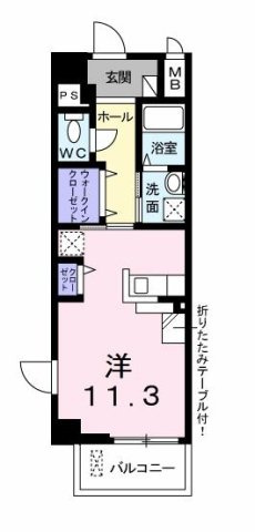 グランブルⅢの間取り