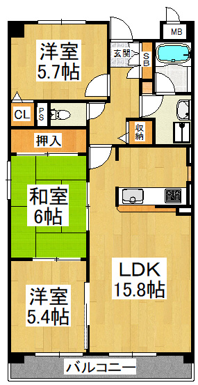 【間取り】 | メゾン錦