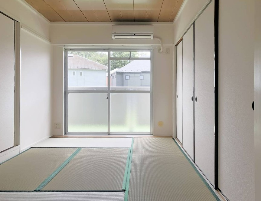ビレッジハウス川井宿6号棟の寝室