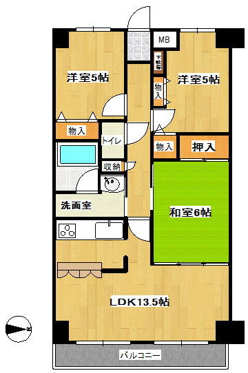 【間取り】 | サンライズガーデン