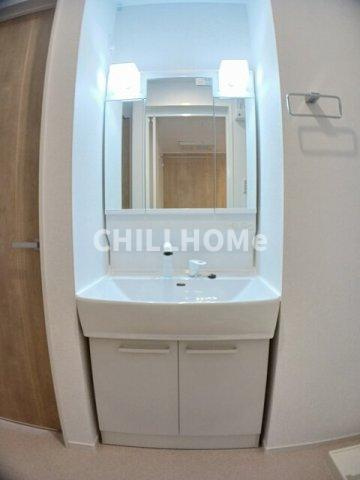 ラ　メゾン豊城Ｂの洗面所|当社、チルホームのHPもご覧ください(^^)/物件情報多数♪