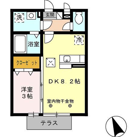 セジュール・ペルルの間取り