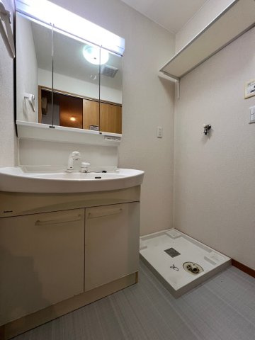水田地所貸家の洗面所