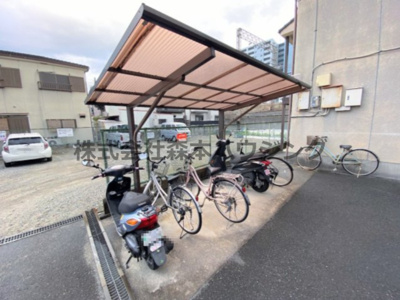 【その他共用部分】 | 　ハイツこはる | 駐輪場です