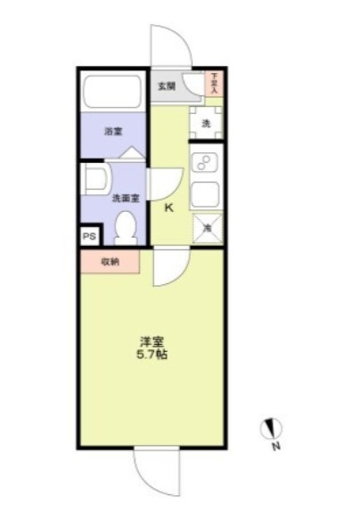 Kei-ei Residence稲毛の間取り