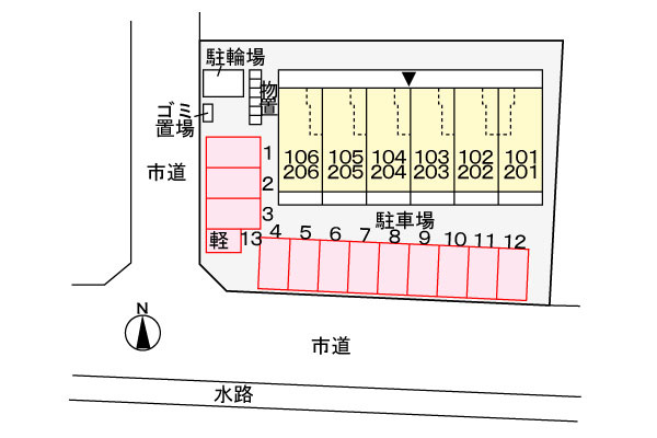 グランド　オーブの区画図
