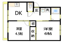 サニーハイツの間取り