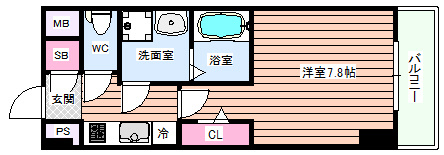 【間取り】 | ファーストフィオーレ江坂ラディール