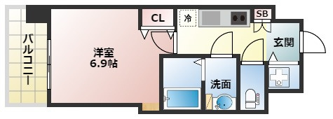 【間取り】 | スプランディッド天王寺Ⅲ