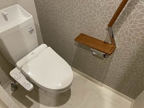 熊本市中央区水前寺４丁目の賃貸マンションのトイレ