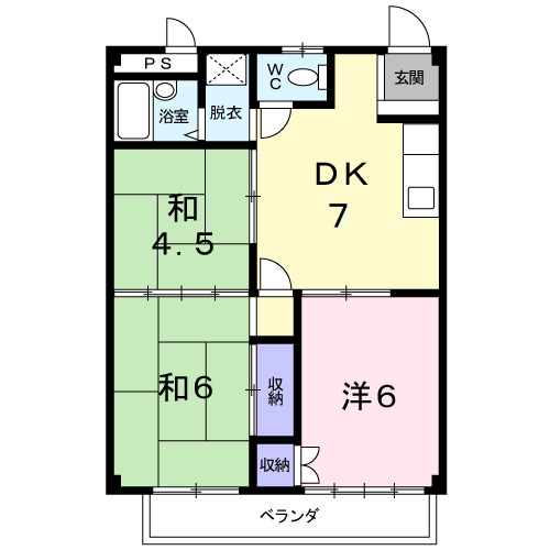 【間取り】 | シティハイツ田中