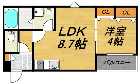 【間取り】 | LECOCON四日市Ⅰ